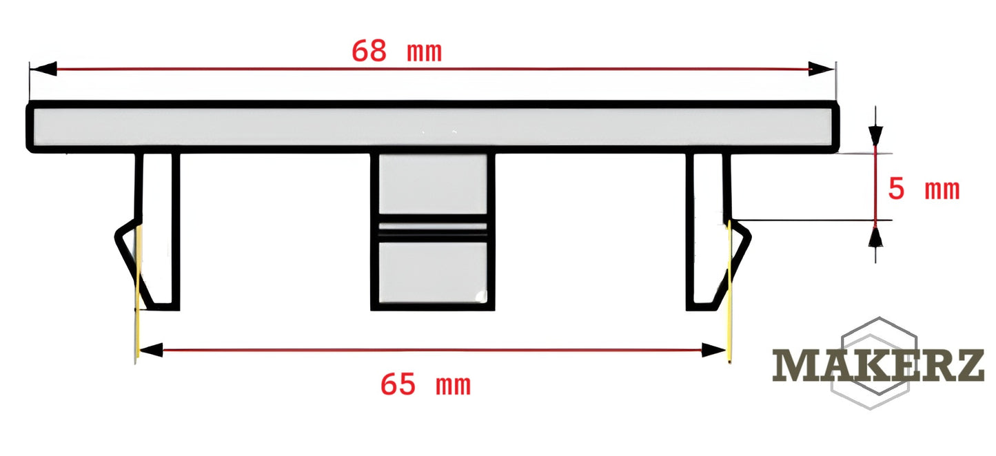 Set capace giroscopice compatibil BMW - Logo Alb-Negru Aluminiu Lucios