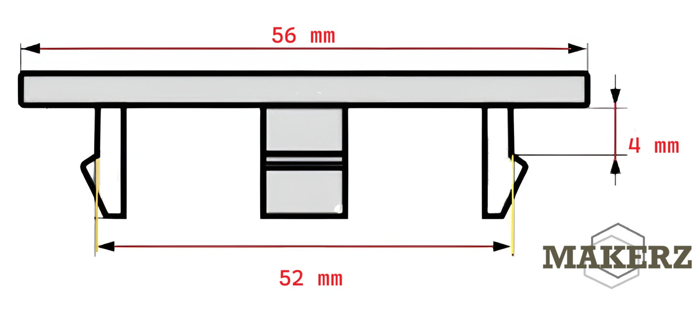 Set capace giroscopice compatibil Skoda - Logo Nou Aluminiu Lucios