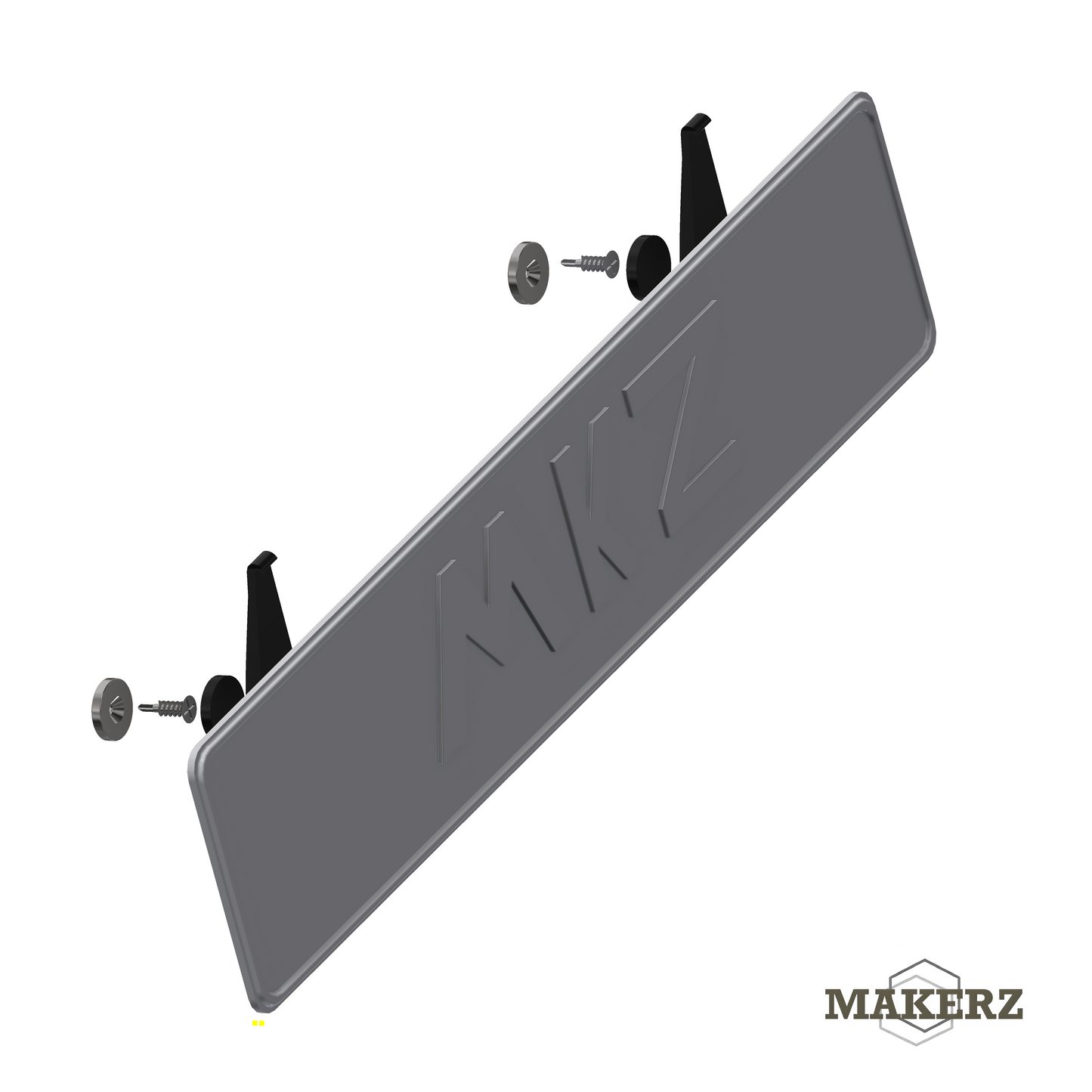 Suport Număr Auto Magnetic N52 – Ultra Slim & Ultra Puternic - Față