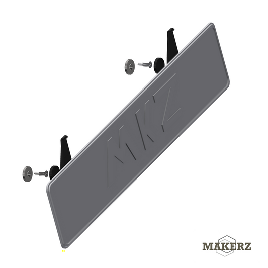 Suport Număr Auto Magnetic N52 – Ultra Slim & Ultra Puternic - Față